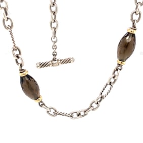 David Yurman Quartz Link Necklace