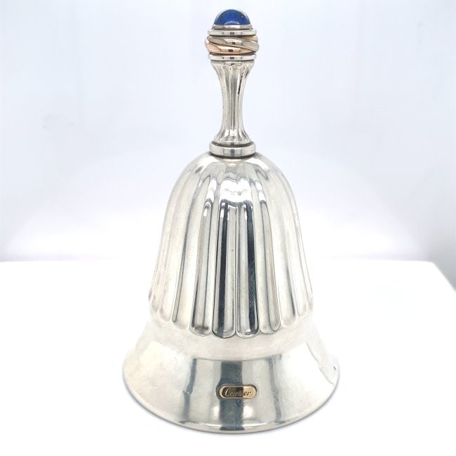 Cartier Bell with Lapis Lazuli Stone, Sterling Silver, 18k Gold (1 of 5)
