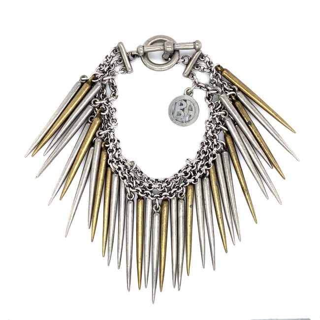 Ben-Amun Multi Row Chain in Silver Tone (1 of 6)