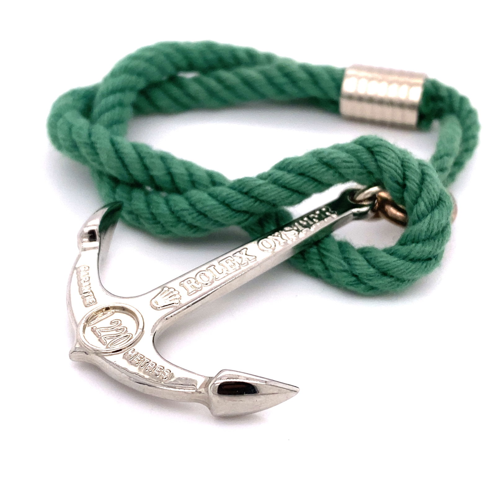 Rolex Anchor 4,000 Feet Bracelet with Jump Ring in Sterling Silver (1 of 9)