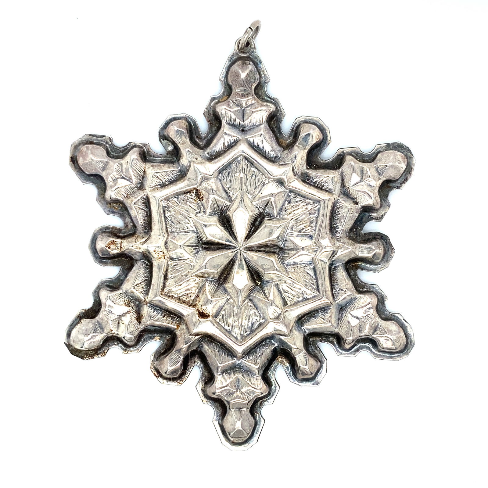 Gorham Sterling Silver Christmas Ornament Snowflake (1 of 8)