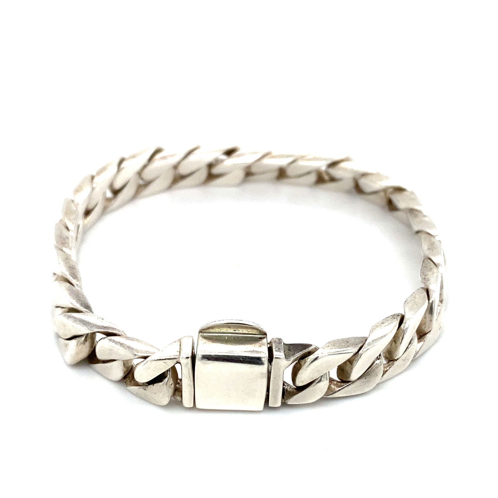 Tiffany & Co. Italian Curb Link Bracelet In Sterling Silver (1 of 8)