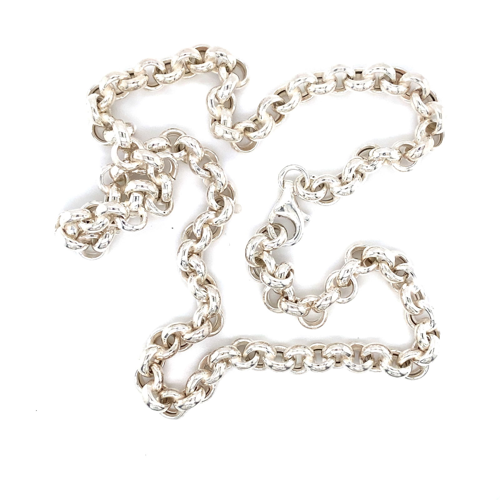 Ross-Simons Rolo Link Necklace in Sterling Silver (1 of 5)