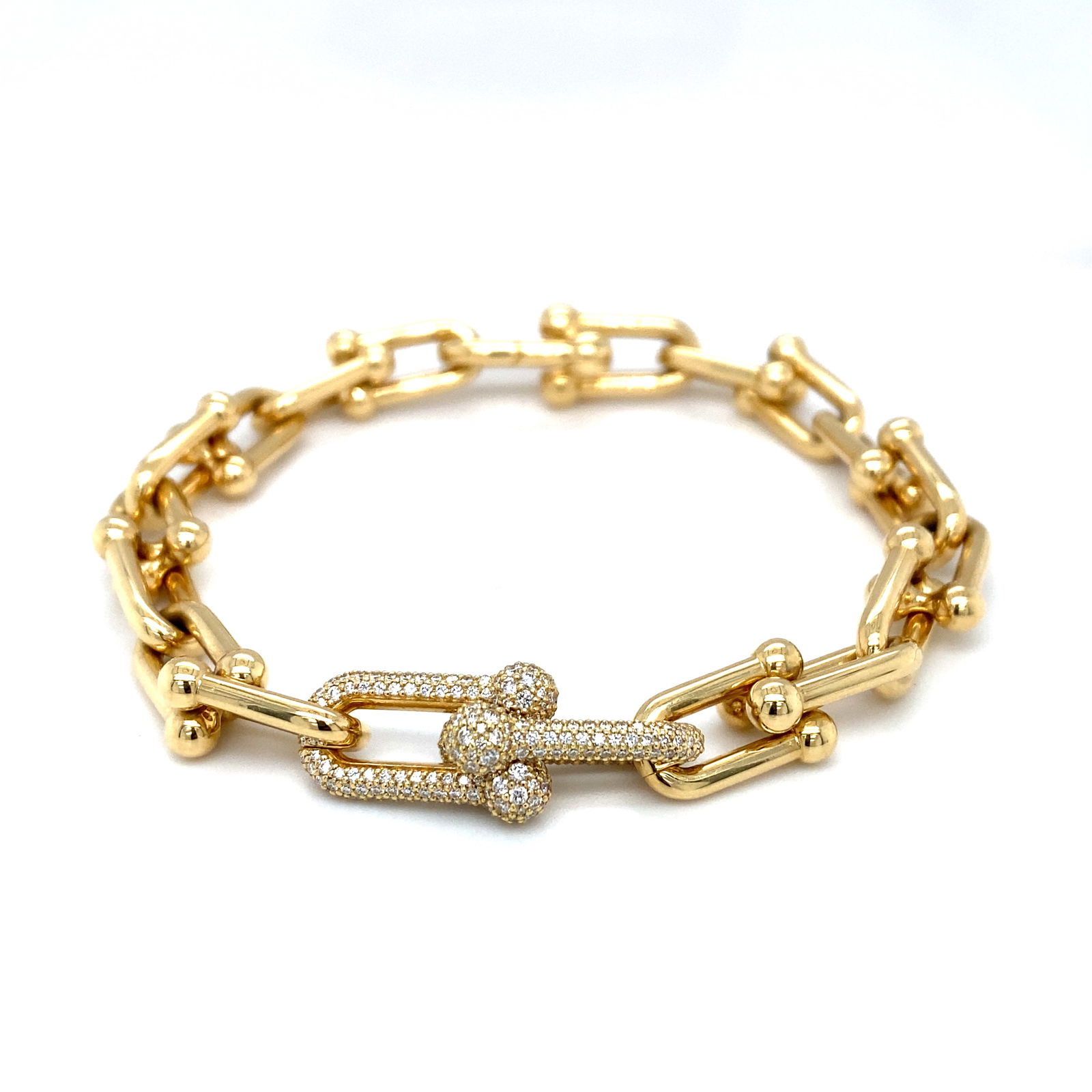Tiffany & Co. Diamonds Chainlink Bracelet in 18K Yellow Gold (1 of 9)