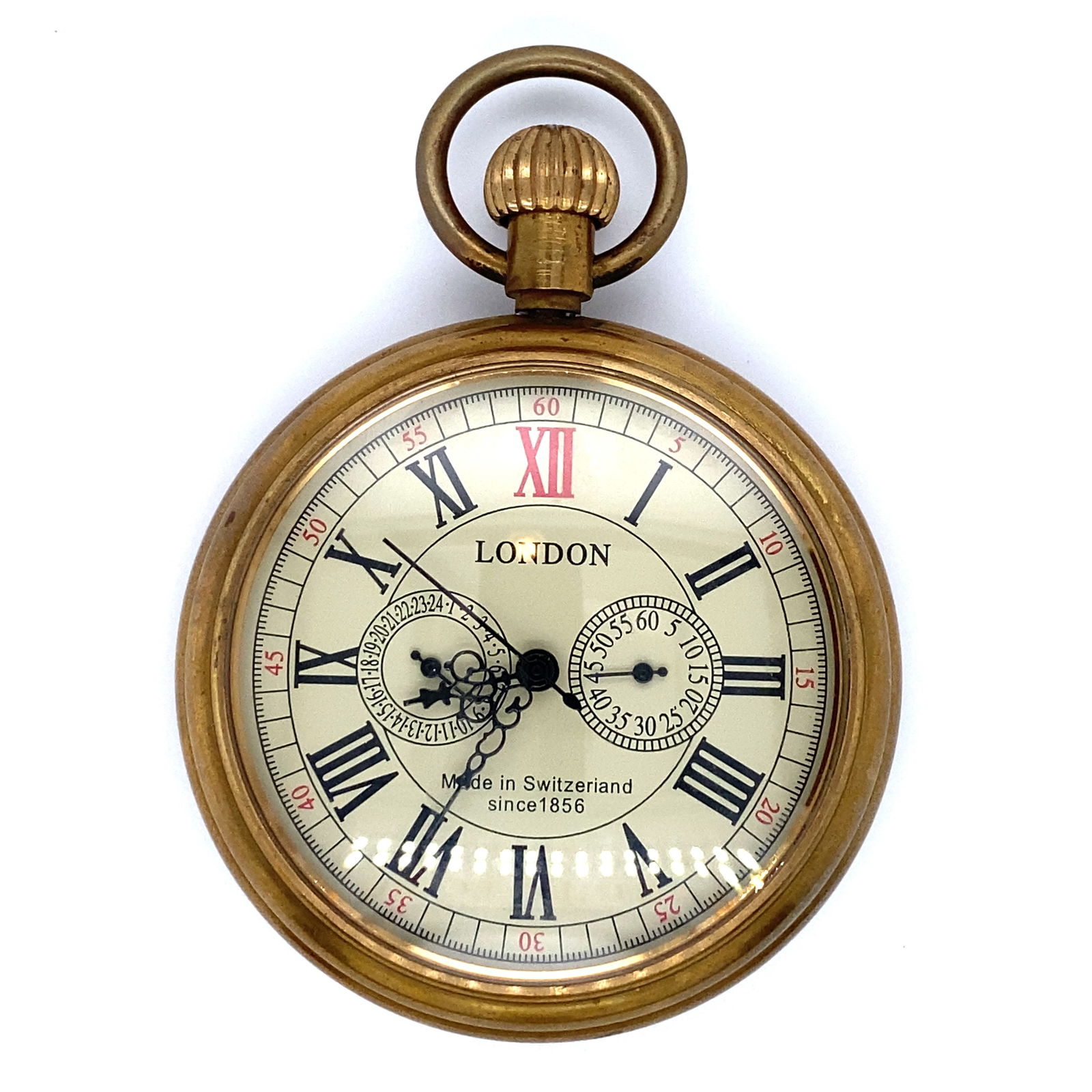 London Swiss Made Mechanical Pocket Watch (1 of 5)
