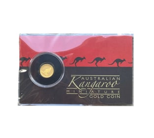 2016 Gold Kangaroo Original Packaging .5 grams  1/2 g .999 Australian Bullion Coin