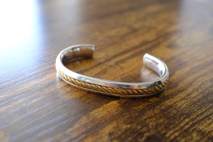 David Yurman Cable Cuff Bracelet in 925 Sterling Silver