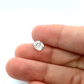 Antique 1.09 Carat Cushion Modified Brillian Cut Diamond with GIA Report Copy