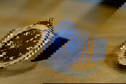 Hublot Big Bang 38 mm 18K Gold and Diamond Watch