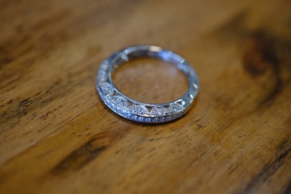 Diamond Band Ring in 14K White Gold