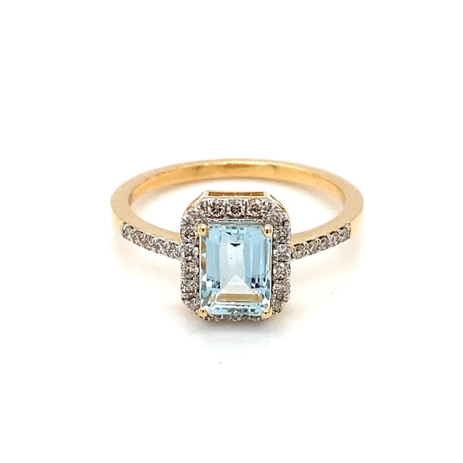 Aquamarine and Diamond Ring (1 of 8)
