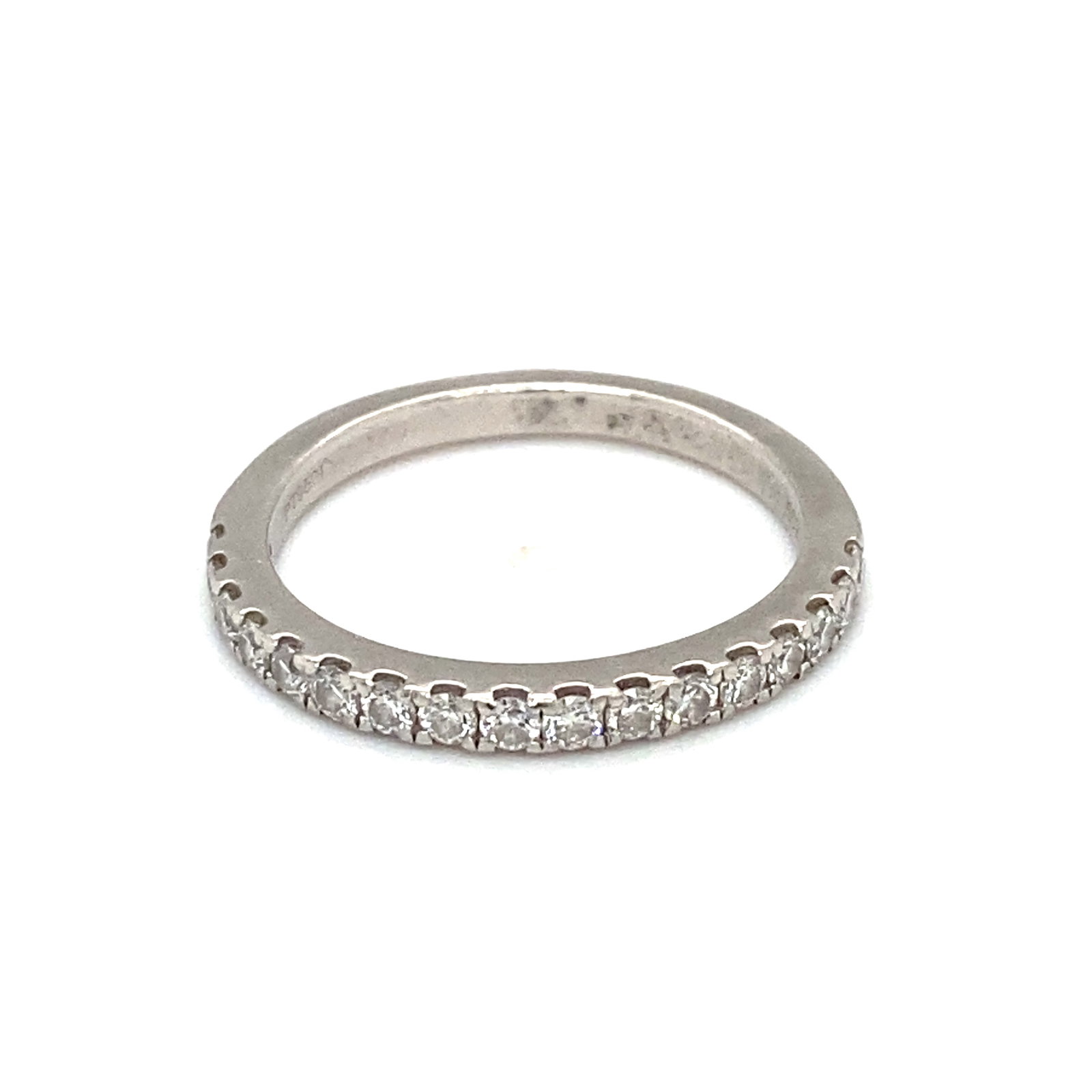 Estate Diamond Anniversary Band Ring in Platinum (1 of 8)