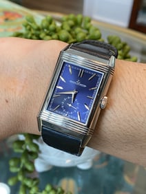Jaeger Lecoultre Reverso Tribute Duoface Day/Night Wristwatch