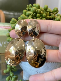 Simon Sebbag Designs Earrings in Sterling Silver Gold Tone