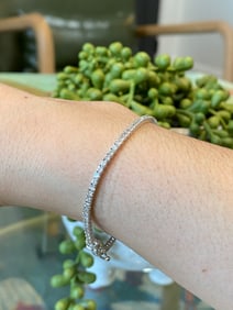 Diamond Tennis Bracelet in 14K White Gold