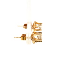 Diamond Stud Earrings in 14K Yellow Gold