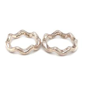 Tiffany & Co. Paloma Picasso Wavy Bands in Sterling Silver, Set of 2