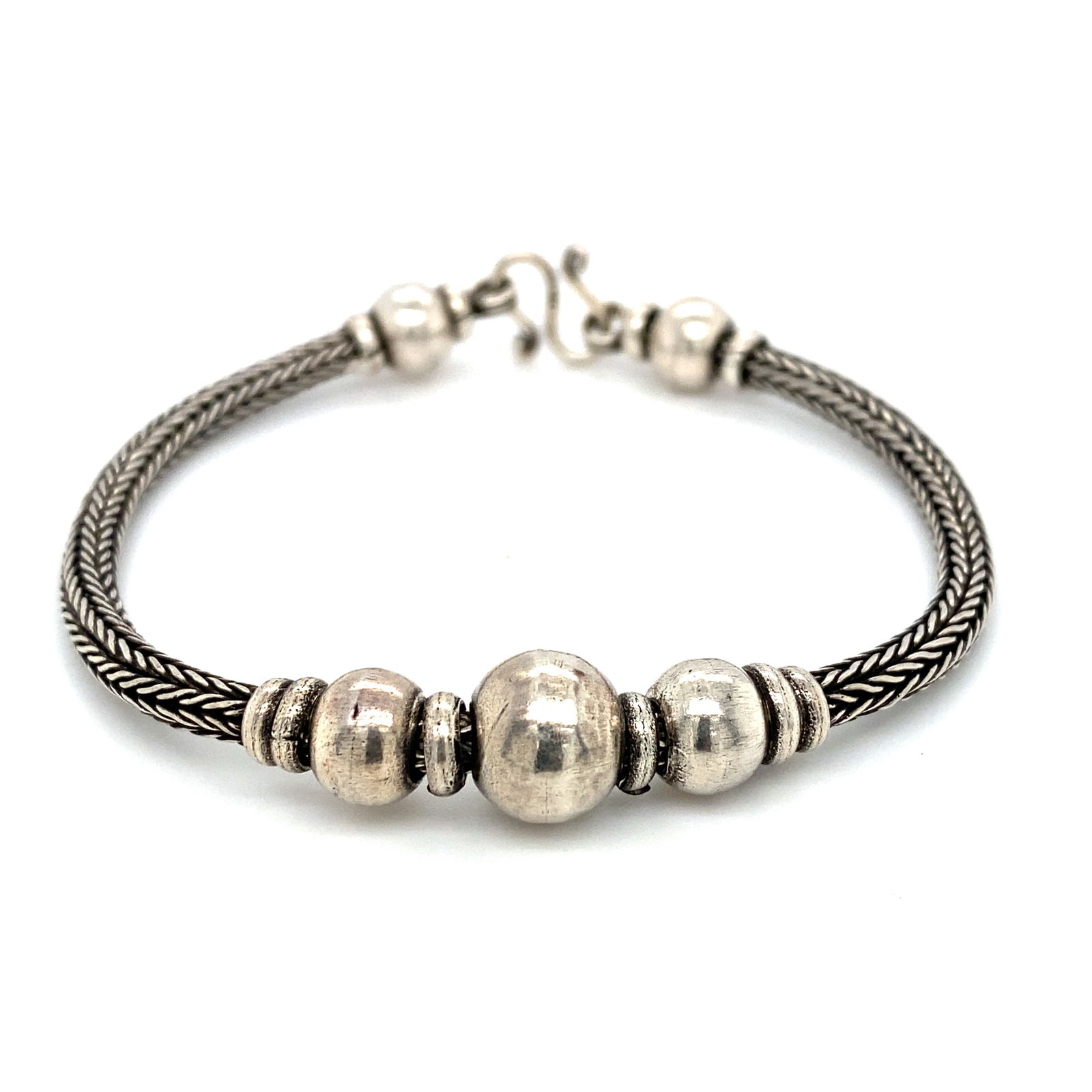Wheat bracelet in Sterling Silver (1 of 9)