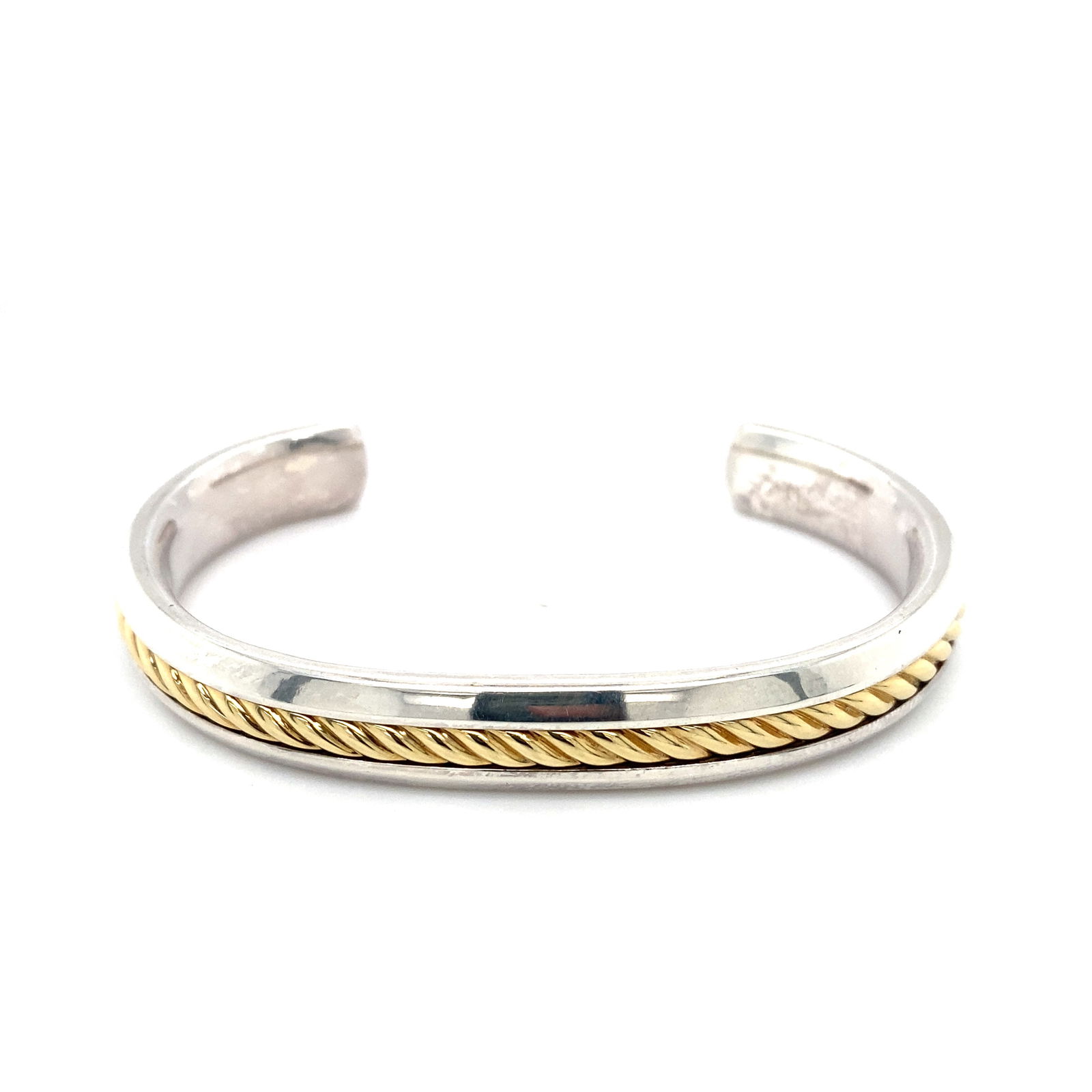 David Yurman Cable Cuff Bracelet in 925 Sterling Silver (1 of 6)