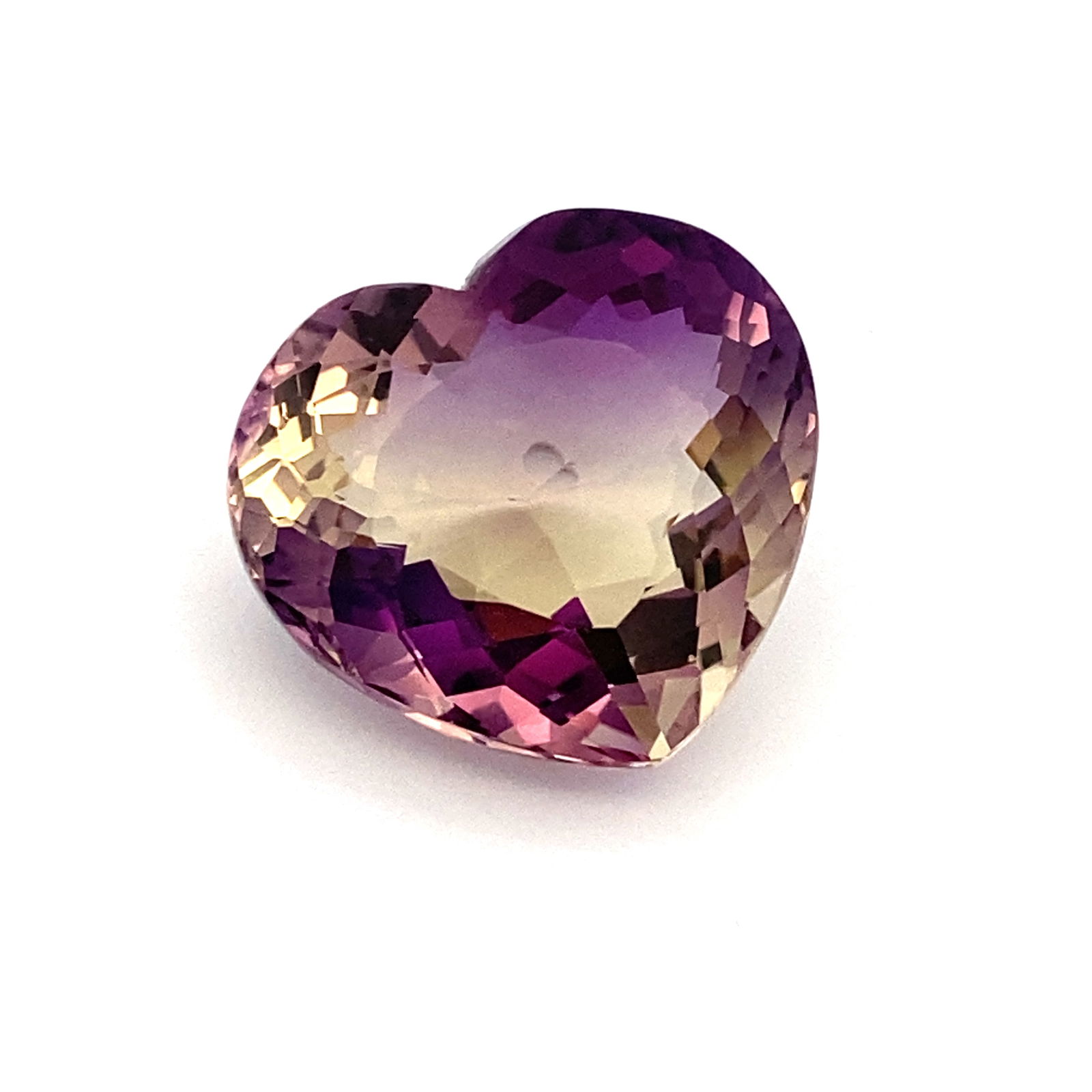 Loose Heart Shaped Ametrine Gemstone 35 CT (1 of 6)
