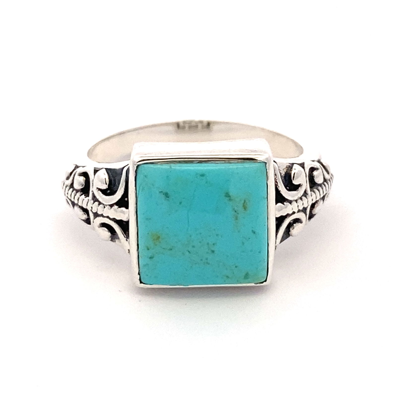 Vintage Turquoise Ring in Sterling Silver (1 of 6)