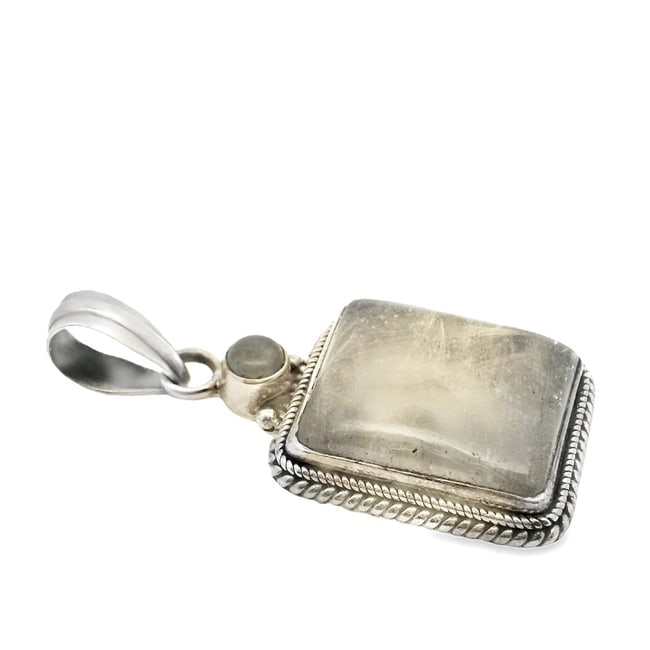 Sterling Silver Rutilated Quartz Pendant (1 of 4)