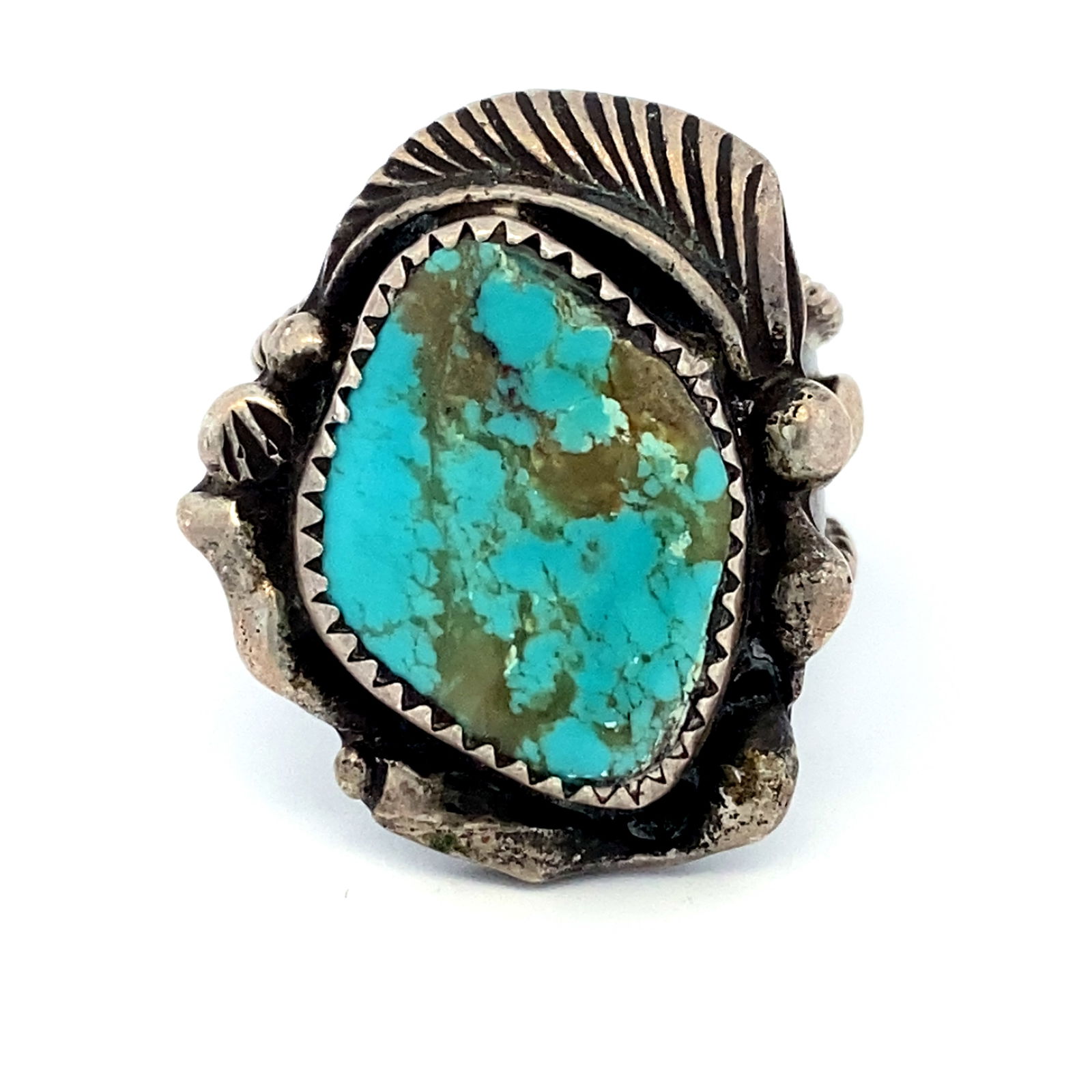 Native American Freeform Turquoise Ring (1 of 5)
