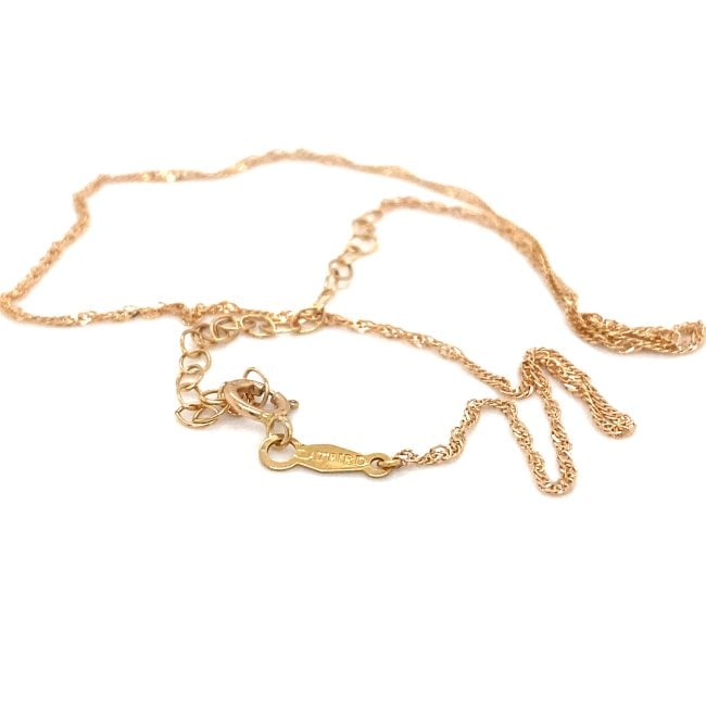 14K Catbird Chain Necklace with box (1 of 1)
