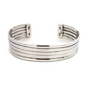 Mexican Cuff Bracelet in Sterling Silver