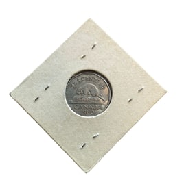 1960 Canada Coin 5 Cents Nickel