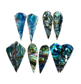 Lot of 5 Abalone Pairs