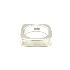 Vintage Mexican Band Ring in Sterlin Silver