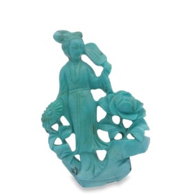 Chinese Early 20th Century Turquoise Carving