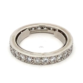 Estate Tiffany and Co. Platinum Diamond Eternity Band