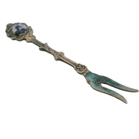 Vintage Fork With Windmill Design