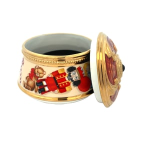 House of Fabergé Franklin Mint Music Trinket Box The Nutcracker