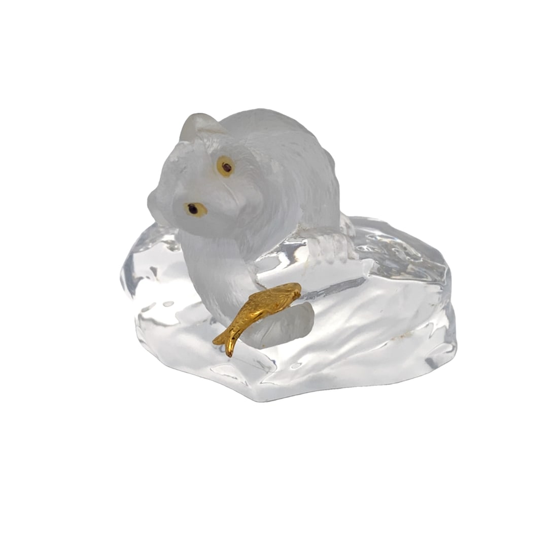 Fabergé French Crystal Polar Bear on Iceberg Carved (1 of 5)