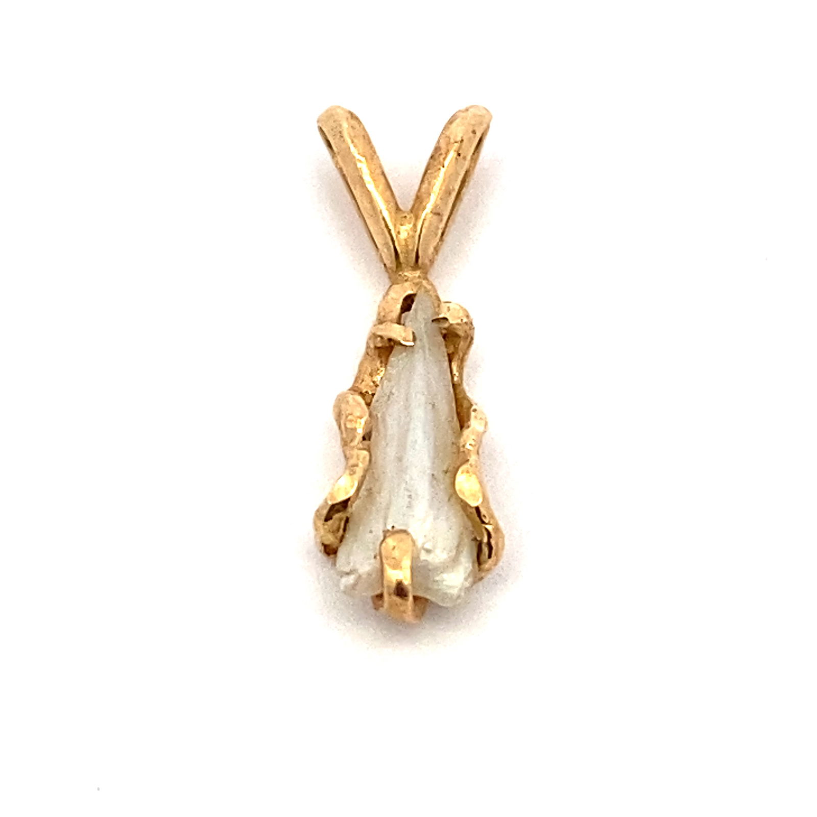 Baroque Pearl Pendant in 14K Yellow Gold (1 of 5)