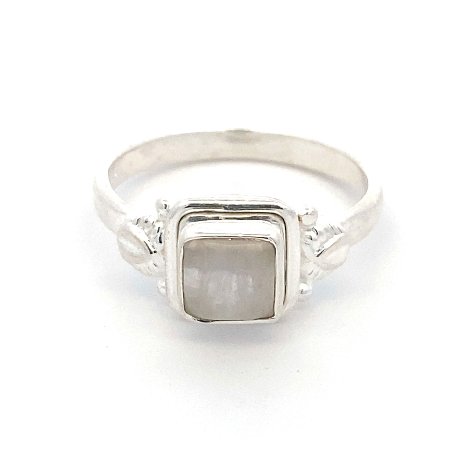 Cabochon Moonstone Ring in Sterling Silver (1 of 6)