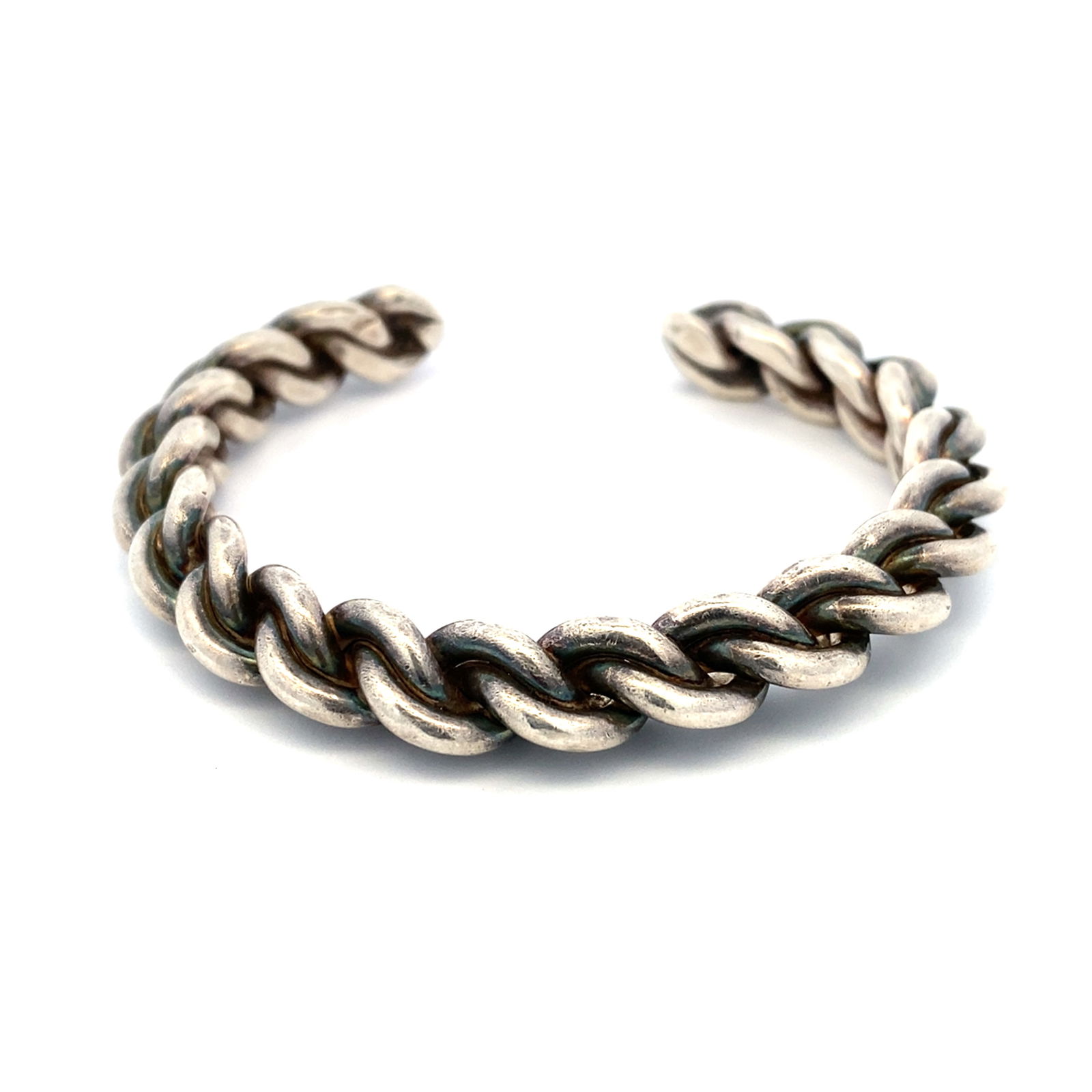 Sterling Silver Chain Cuff Bracelet (1 of 4)