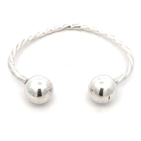 Circa 1960s Mexican Made Bangle Cuff Bracelet in Sterling Silver