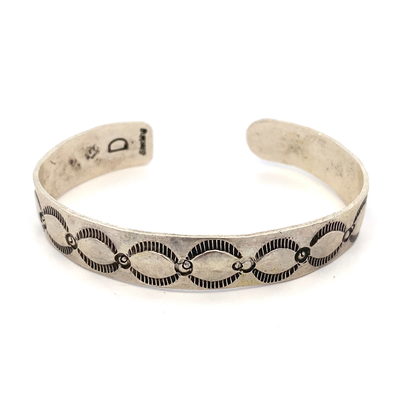 Childrens' Sterling Silver Cuff Bracelet (1 of 4)