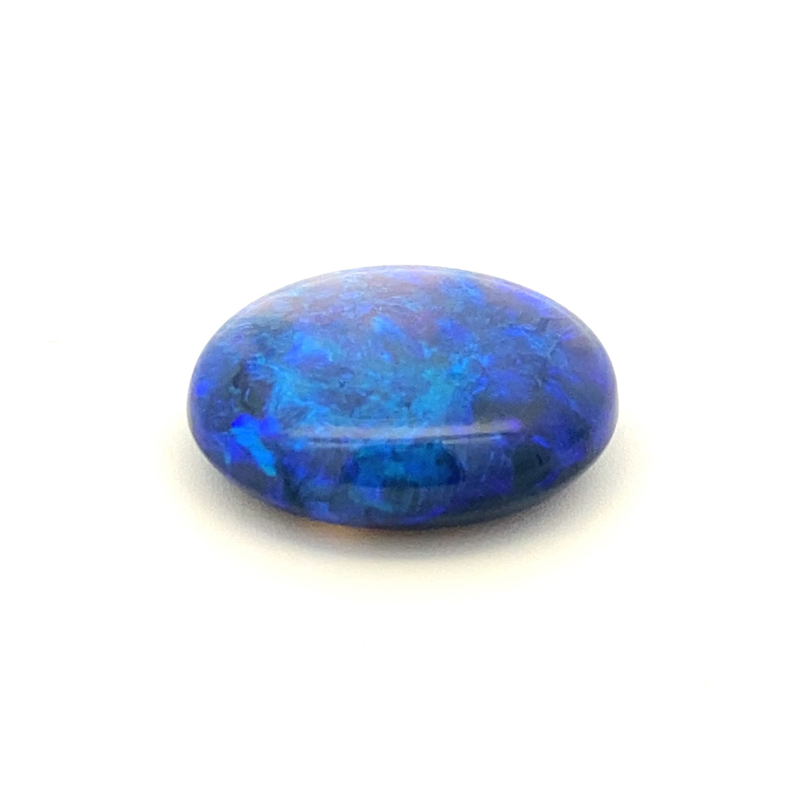 5.85ct Oval Black Opal Gemstone (1 of 2)