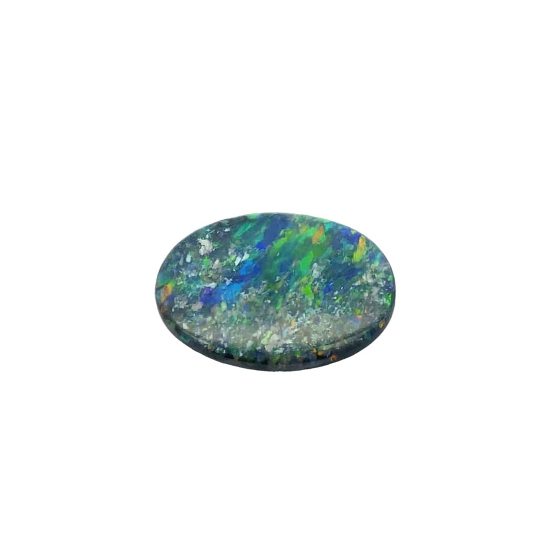 4.0ct Oval Black Opal Gemstone (1 of 3)