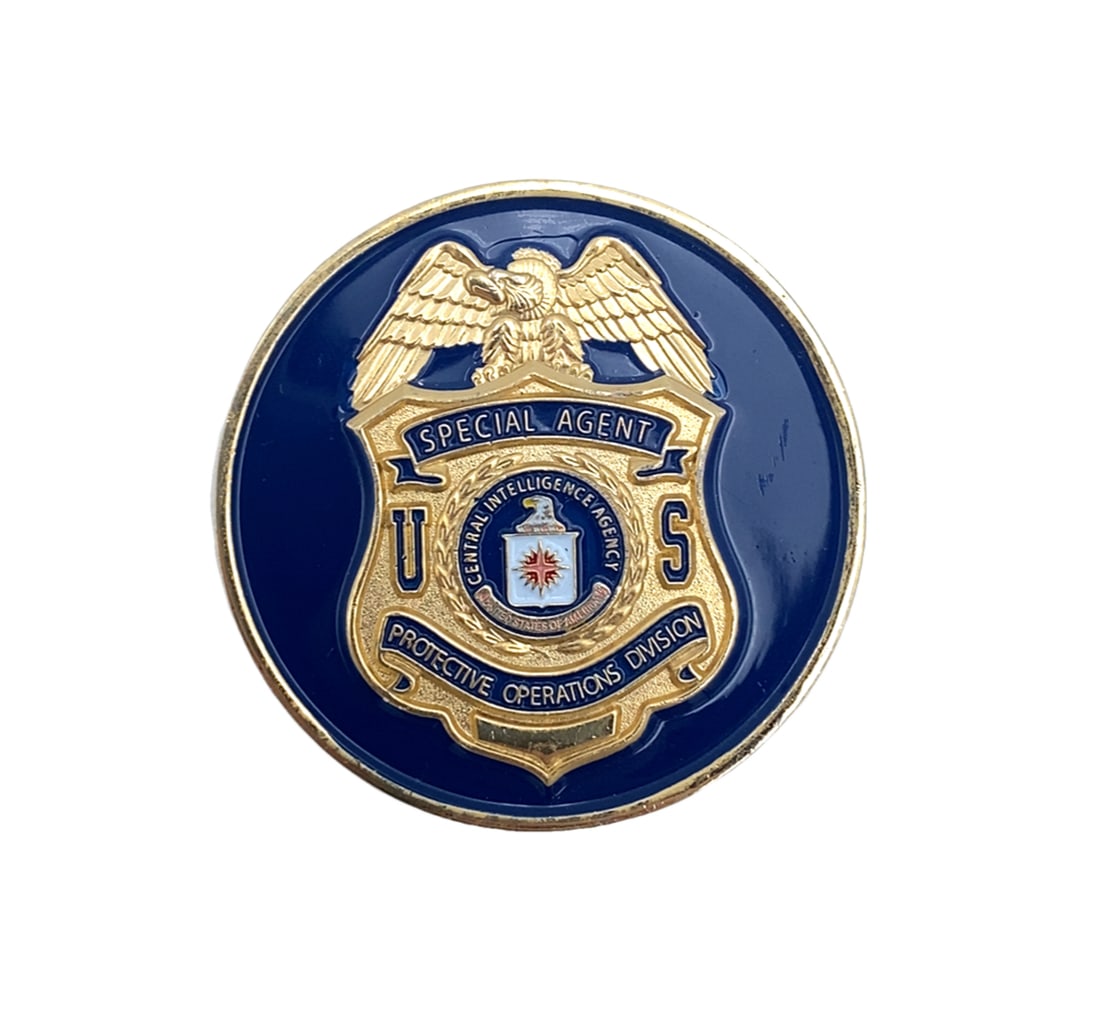 CIA Protective Operations Global Response Staff Challenge Coin: CIA Protective Operations Global Response Staff challenge coin. From the collection of Brandon Webb.