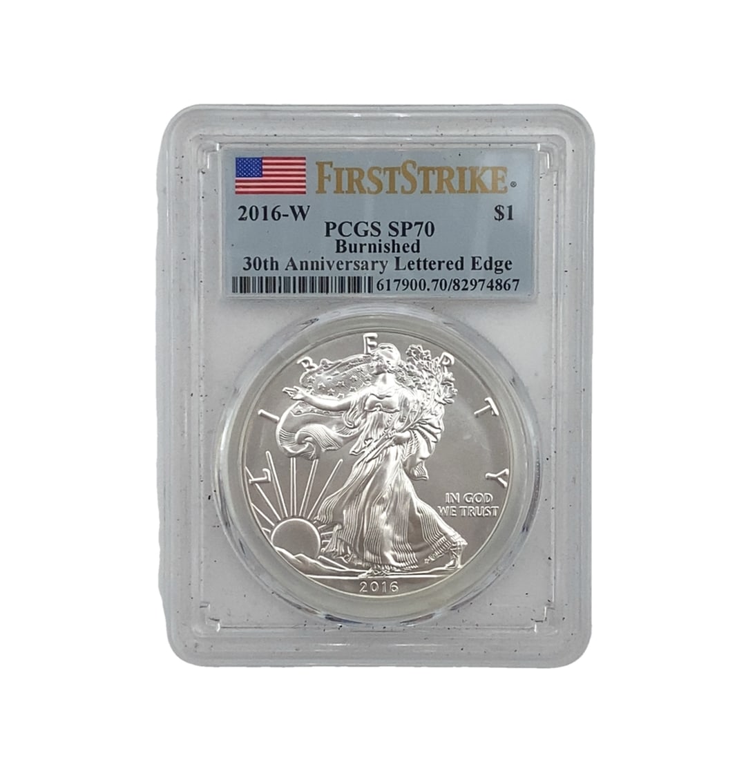 2016-W Burnished Silver Eagle Coin PCGS SP70 (1 of 3)