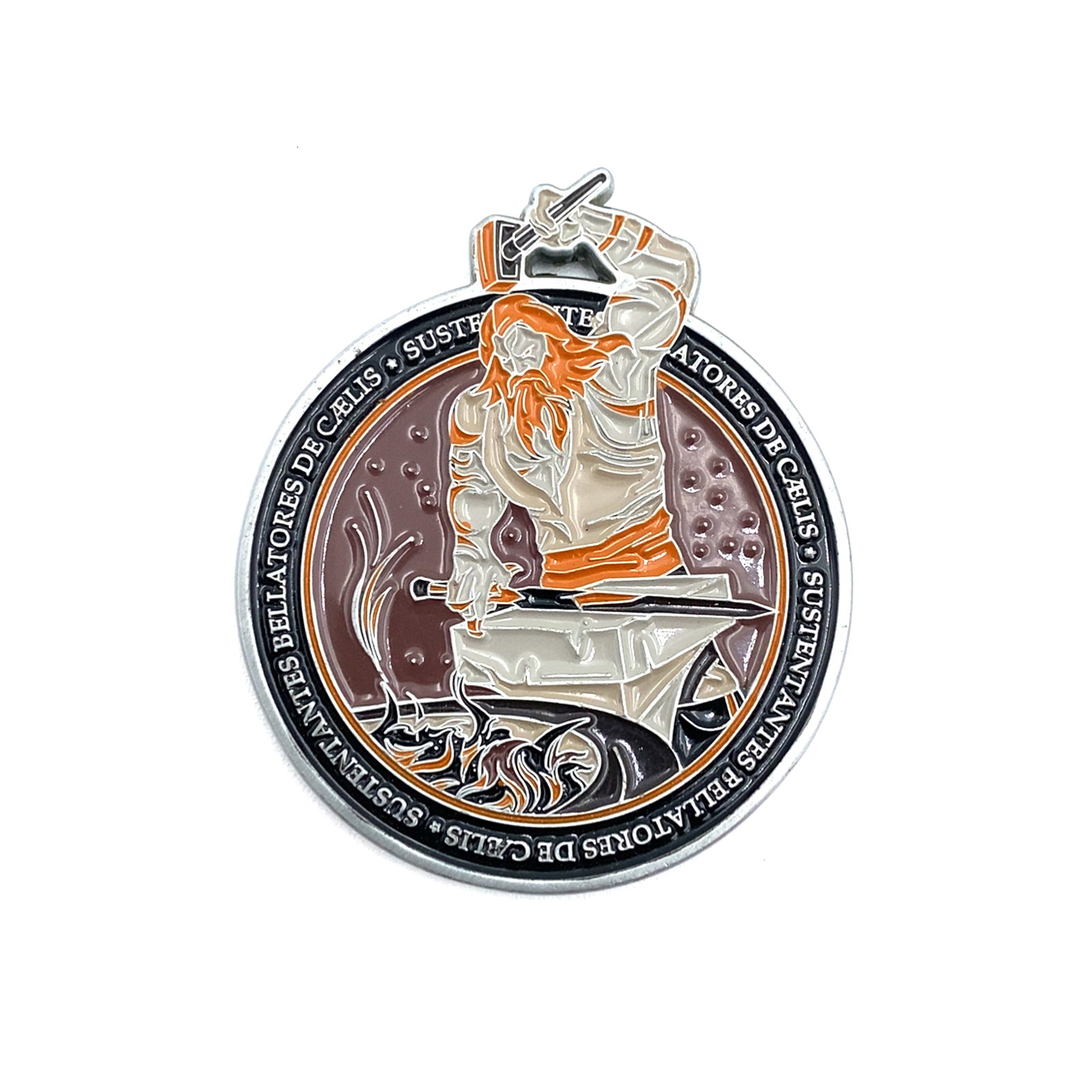 National Reconnaissance Office NROL-55 Vulcan Challenge Coin: NRO National Reconnaissance Office NROL-55 Vulcan God challenge coin. From the collection of Brandon Webb.