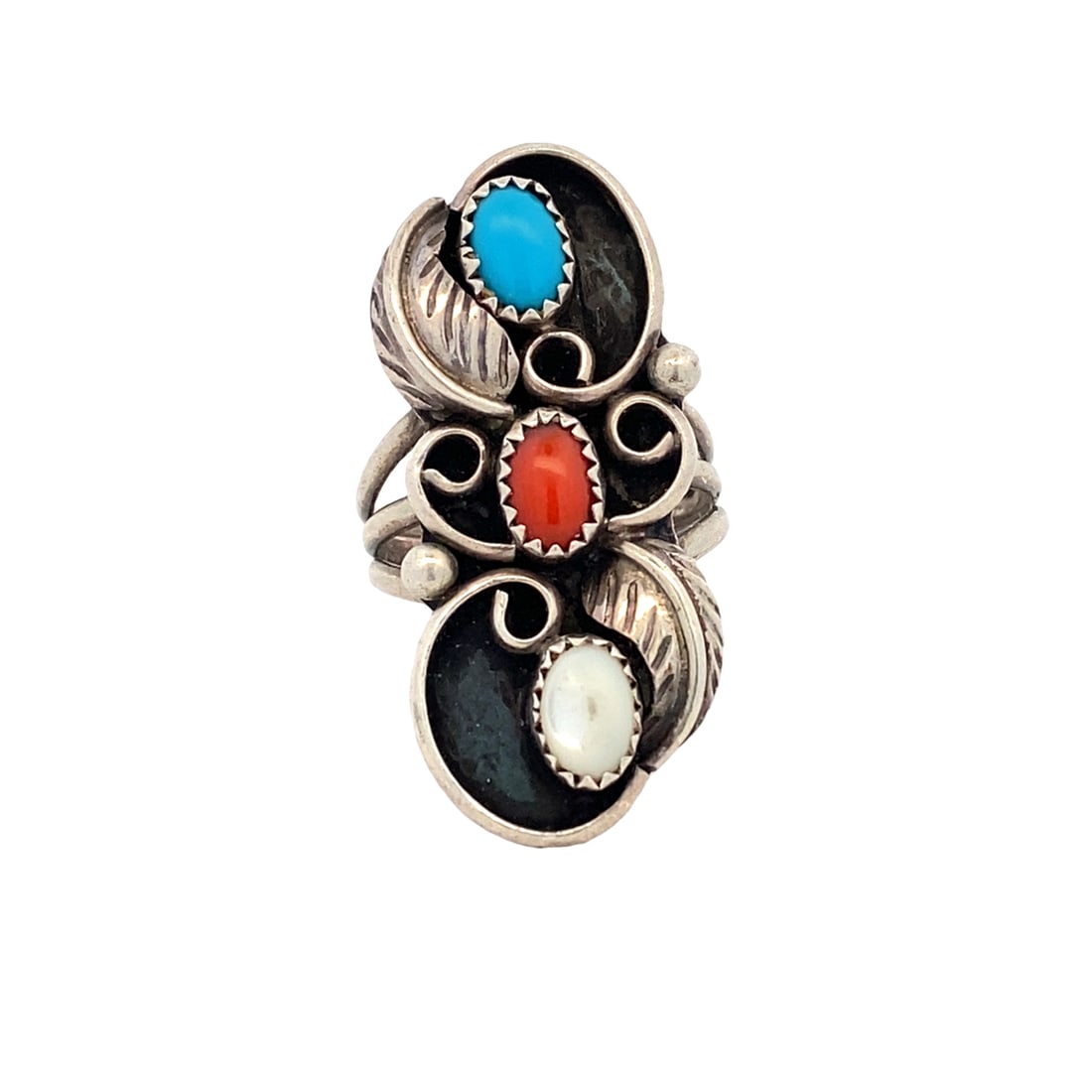 E. Yazz Three Stone Sterling Silver Ring (1 of 5)