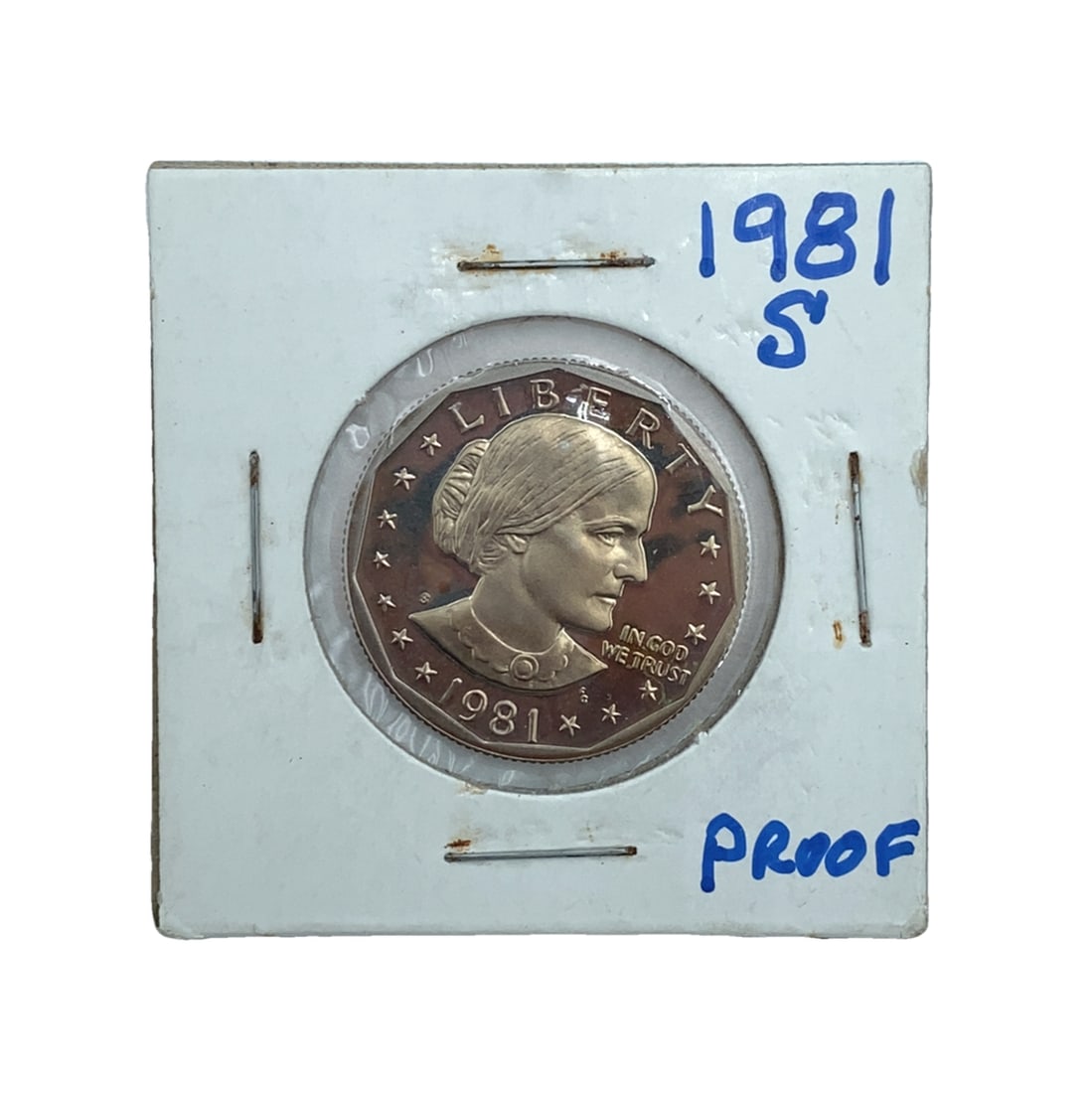 1981 S Type 2 Susan B Anthony Dollar $1 US Coin (1 of 2)
