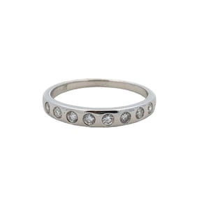 Diamond Band Ring in 14K White Gold